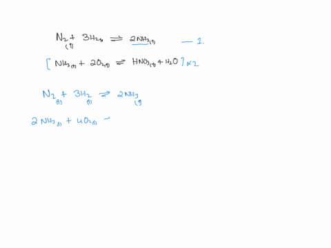 nitric-acid-is-often-manufactured-from-the-atmospheric-gases-nitrogen-and-oxygen-plus-hydrogen-prepared-by-reforming-of-natural-gas-in-a-two-step-process-in-the-first-step-nitrogen-and-hydro-32664