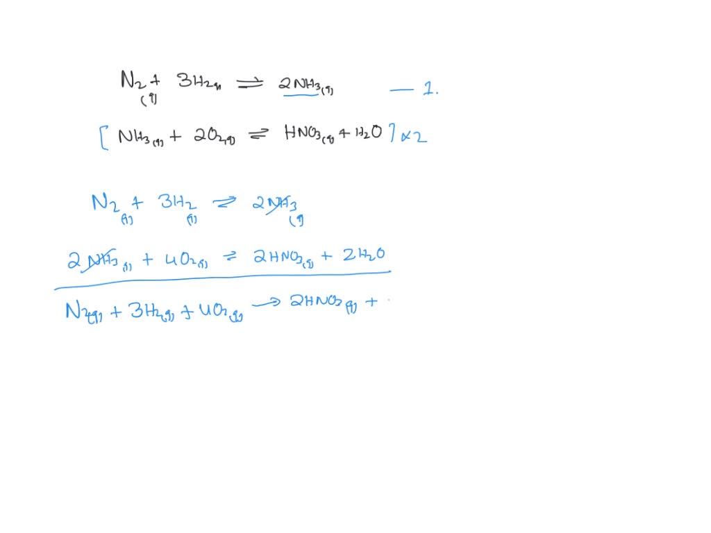 solved-nitrogen-and-hydrogen-react-to-form-ammonia-like-chegg