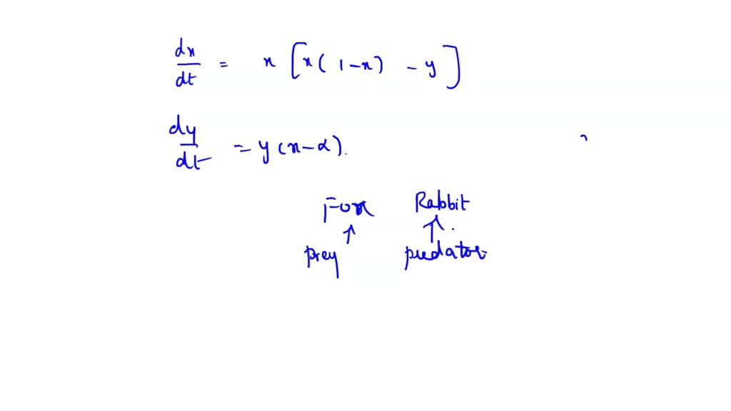 SOLVED: This is a system of equations that represents the interactions ...