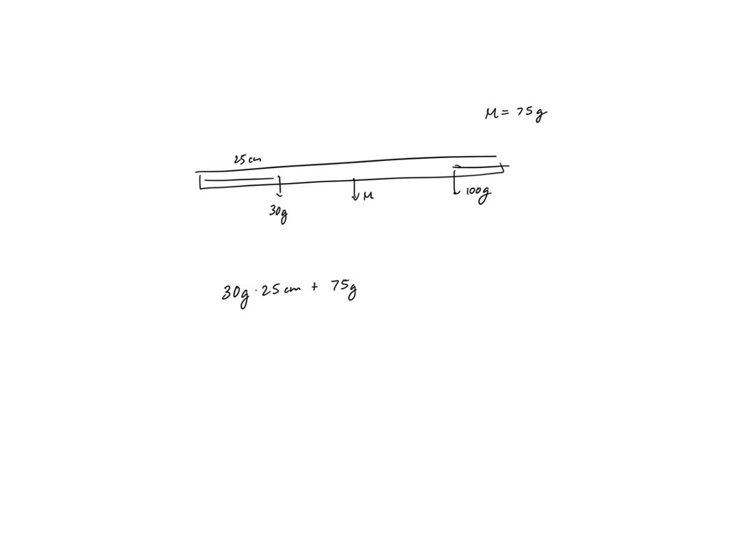 solved-a-500-cm-meter-rule-is-pivoted-at-its-middle-point-if-weight