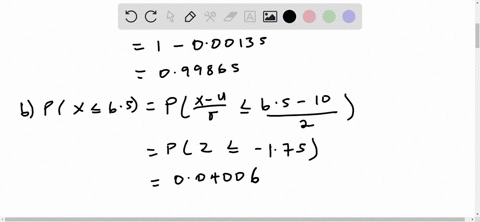 suppose-x-is-a-normally-distributed-random-variable-with-10-and-2-find-each-of-the-following-probabilities-a-px-2-14-b-px-65-p1076-x-s-1498-dp498-xs-1304-26322