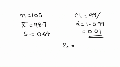 a-data-set-includes-105-body-temperatures-of-healthy-adult-humans-having-a-mean-of-987-f-and-a-standard-deviation-of-064-f-construct-a-99-confidence-interval-estimate-of-the-mean-body-temper-63091