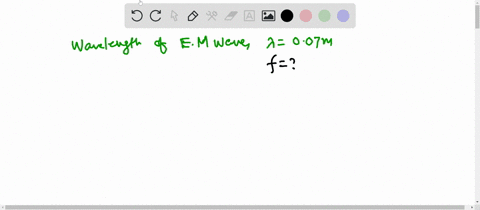 an-electromagnetic-wave-in-a-vacuum-has-a-wavelength-of-007-m-what-is-its-frequency-85928