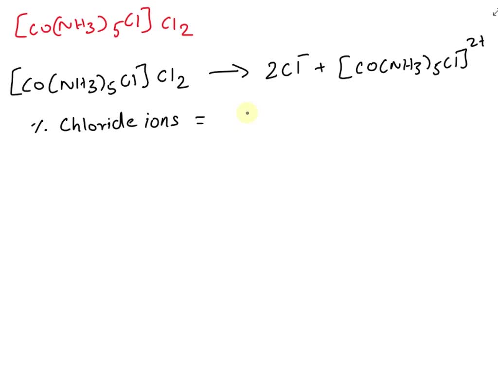 Outline a method of analyzing [Co(NH3)5Cl]Cl2 for its percentage of