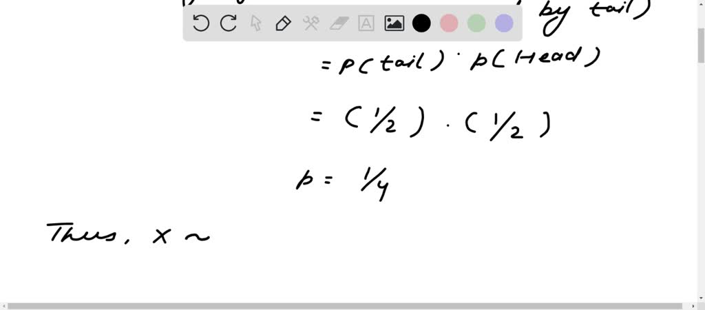 SOLVED: A Fair Coin Is Flipped 10 Times. Let X Be The Random Variable ...