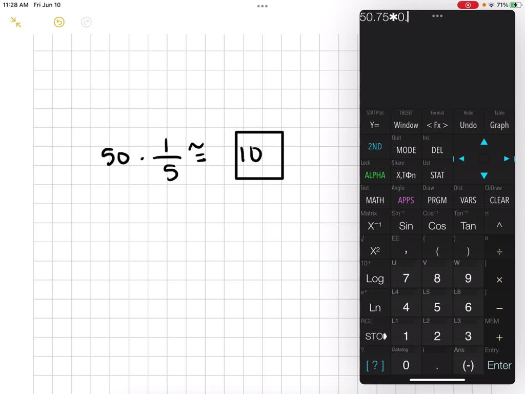 what is the estimate value of 50.75 x 0.18