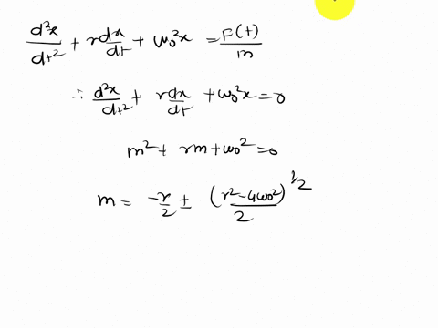simple-driven-linear-harmonic-oscillator-consider-simple-harmonic-oscillator-with-displacement-governed-by-the-differential-equation-d-x-dx-7-wiz-1f-dt2-dt-21-find-the-response-zt-for-the-ca-73632
