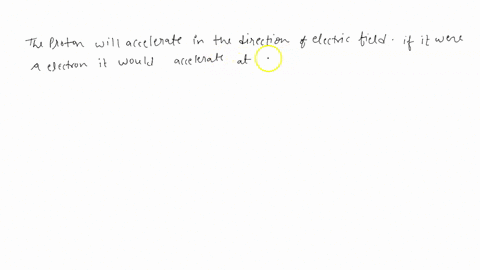 how-would-a-protons-motion-differ-from-the-motion-of-an-electron-placed-at-the-same-point-in-the-s-2-74136