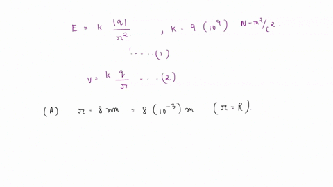 a-spherical-conductor-has-a-radius-of-8-mm-and-a-charge-of-20c-calculate-the-electric-field-and-the-electric-potential-at-a-r-8-mm-from-the-center-b-r-12mm-and-c-r-6mm-26747