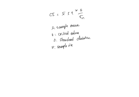 a-random-sample-is-drawn-from-a-normally-distributed-population-of-known-standard-deviation-107-construct-a-95-confidence-interval-for-the-population-mean-based-on-the-information-given-not-88897