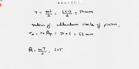 two-gear-wheels-mesh-externally-and-are-to-give-a-velocity-ratio-of-3-the-teeth-are-of-involute-form-of-module-6the-standard-addendum-is-l-moduleif-the-pressure-angle-is-18-and-pinion-rotate-83774