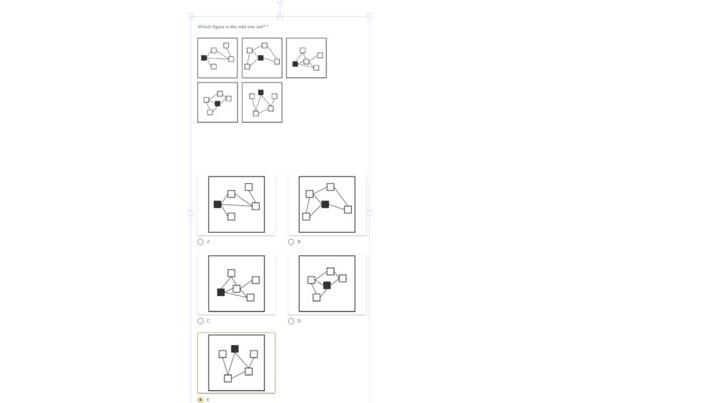 SOLVED Which figure is the odd one out?
