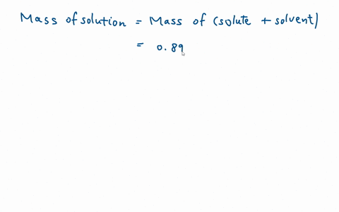 a-sample-of-0892-g-of-potassium-chloride-kcl-is-dissolved-in-546-g-of-water-what-is-the-percent-by-mass-of-kcl-in-the-solution-39389