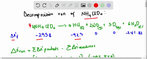calculate-the-enthalpy-change-for-the-decomposition-reaction-in-kilojoules-per-mole-of-nh4clo4-express-your-answer-in-kilojoules-per-mole-93676