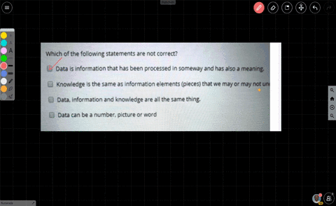 which-of-the-following-statements-are-not-correct-data-is-information-that-has-been-processed-in-someway-and-has-also-a-meaning-elknowledge-is-the-same-as-information-elements-pieces-that-we-51587