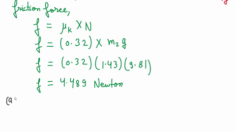 block-m1-in-the-figure-has-a-mass-of-245-kg-and-block-m2-has-a-mass-of-143-kg-the-coefficient-of-kinetic-friction-between-m2-and-the-horizontal-surface-is-032-the-inclined-plane-is-frictionless-and-th