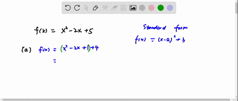 a-quadratic-function-f-is-given_-fx-x2-_-2x-5-a-express-f-in-standard-form-fx-b-find-the-vertex-and-and-y-intercepts-of-f-if-an-answer-does-not-exist-enter-dne-vertex-y-intercept-y-intercept-91126