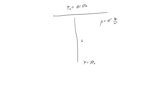 how-deep-under-the-surface-of-a-lake-would-the-pressure-be-triple-that-at-the-surface-1-atm-101-x-105-pa-water-density-1e3-kgm3-48754
