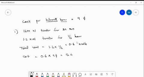 what-is-the-total-cost-of-using-all-of-the-following-at-9-per-kilowatt-hour-i-a-1200-w-toaster-for-30-min-ii-six-50-w-bulbs-for-4-h-iii-a-400-w-washing-machine-for-45-min-iv-a-4800-w-electri-99414