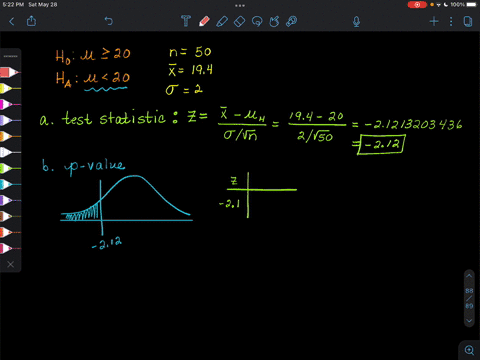 consider-the-following-hypothesis-test-ho-p-20-ha-p-20-a-sample-of-50-provided-sample-mean-of-194-the-population-standard-deviation-is-2-a-compute-the-value-of-the-test-statistic-to-decimals-88048