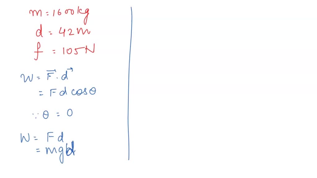 SOLVED: Calculate the work done (in J) on 1700 kg elevator car by its ...