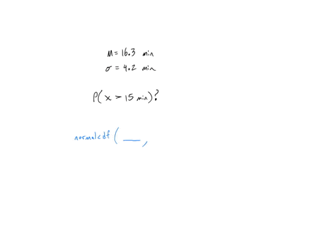 the-time-for-a-professor-to-grade-an-exam-is-normally-distributed-with-a-mean-of-163-minutes-and-a-standard-deviation-of-42-minutes-what-is-the-probability-that-a-randomly-selected-exam-will-59572