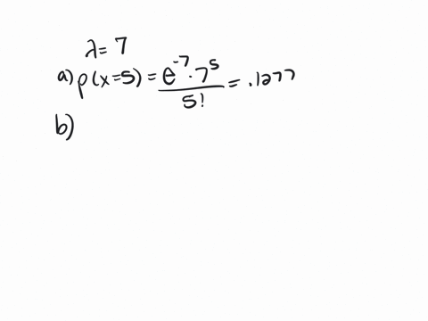the-number-of-people-arriving-for-treatment-at-an-emergency-room-can-be-modeled-by-poisson-distribution-with-rate-parameter-of-seven-per-hour-what-is-the-probability-that-exactly-five-arriva-40646