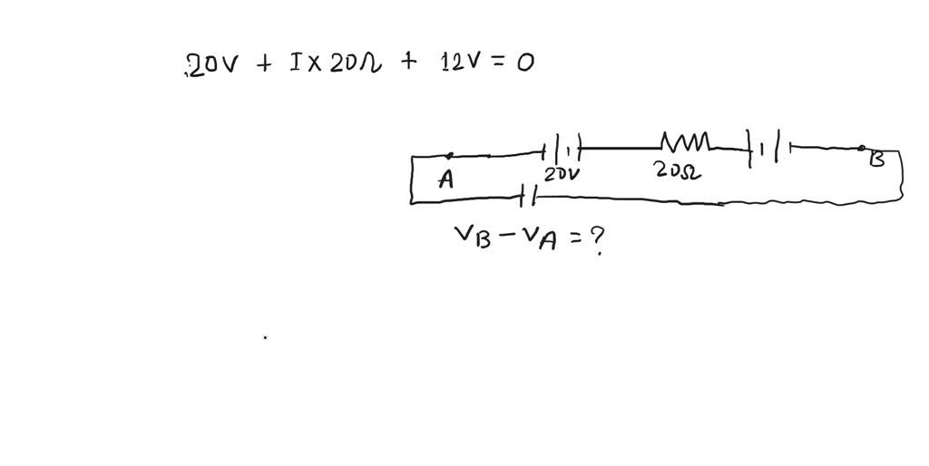 SOLVED In the figure, if I = 2.3A in the circuit segment shown, what