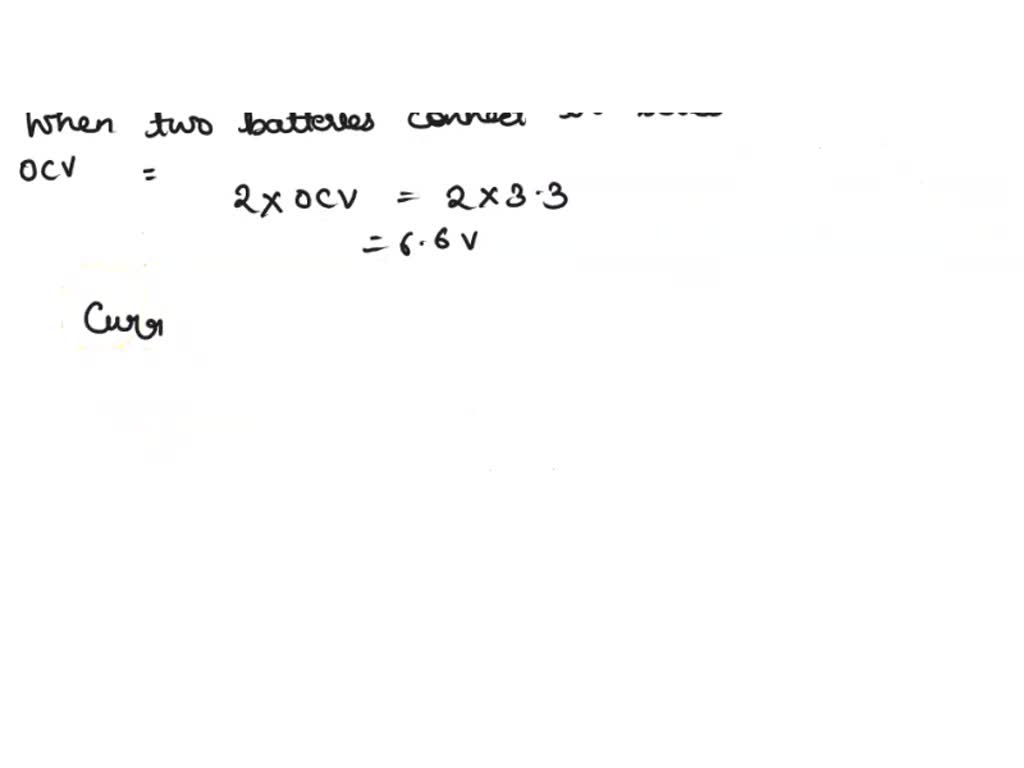 Two Cell Battery Diagram