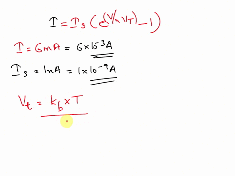6ma-current-flows-through-a-si-diode-at-room-temperature-25-degrees-celsius-for-this-diode-i-s-equals-1na-and-n-equals-1-calculate-the-voltage-applied-on-the-diode-k-kb-138-10-23-j-k-q-16-10-73496