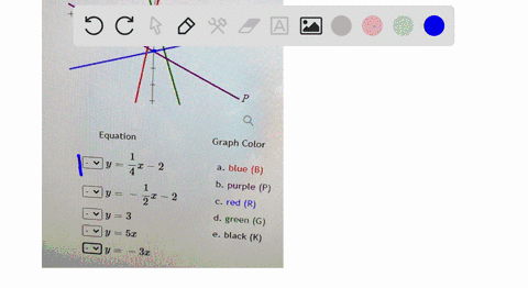 match-each-linear-equation-with-its-graph-b-k-r-equation-graph-color-1-y-41-wh-2-y-1-2-2-6-y-3-5x-y-3c-blue-b-b-purple-p-red-r-d-green-g-black-k-82432