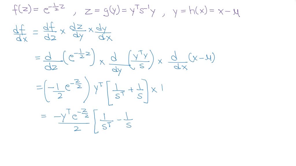 SOLVED: 5.8 Compute the derivatives df /d. of the following functions ...