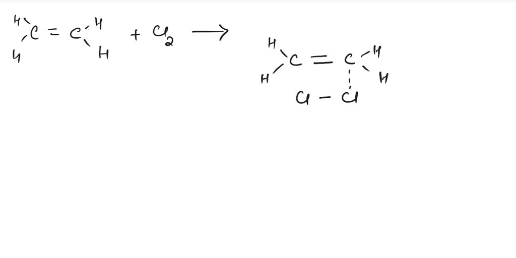 SOLVED Which is the product of the reaction between ethene and