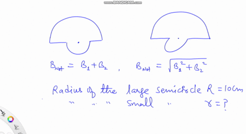 the-current-carrying-wire-loop-in-fig-29-60-a-lies-all-in-one-plane-and-consists-of-a-semicircle-of-53615