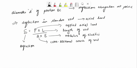a-single-axial-load-of-magnitude-p58-kn-is-applied-at-end-c-of-the-brass-rod-abc-knowing-that-e105-gpadetermine-the-diameter-d-of-portion-bc-for-which-the-deflection-elongation-in-this-case-07754