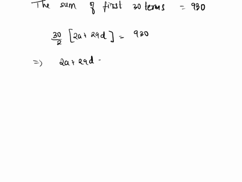 a-the-sum-ofthe-first-15-terms-of-an-ap-is-255-and-the-sum-ofthe-next-15-terms-is-705-find-the-first-term-and-the-common-difference_-6-the-sum-ofthe-first-two-terms-ofa-gp-is-6-and-the-sum-o-79491