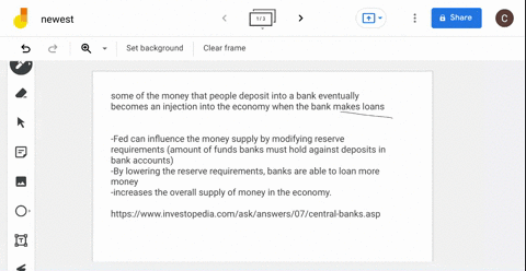 some-of-the-money-that-people-deposit-into-a-bank-eventually-becomes-an-injection-into-the-economy-when-the-bank-_____a-charges-interest-b-makes-loans-c-receives-additional-deposits-26037