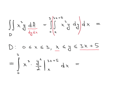 compute-the-double-integral-dx3yda-over-the-domain-d-indicated-as-0x3-xy3x5