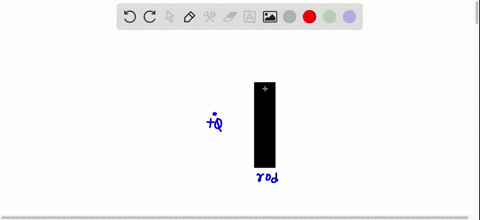 a-positive-point-charge-q-is-placed-near-an-uncharged-metal-rod-sketch-the-charge-distribution-on-the-rod-q-80547