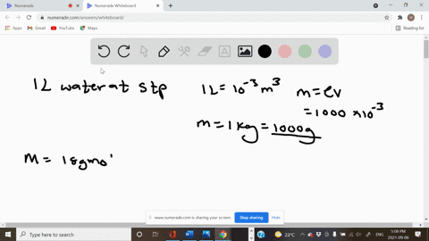 i-how-many-moles-of-water-are-there-in-1000-l-at-stp-how-many-molecules