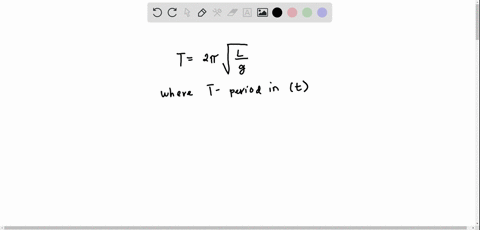 the-period-of-a-simple-pendulum-defined-as-the-time-necessary-for-one-complete-oscillation-is-measured-in-time-units-and-is-given-by-t2-pi-sqrtfracellg-where-ell-is-the-length-of-the-pendulum-and-g--2