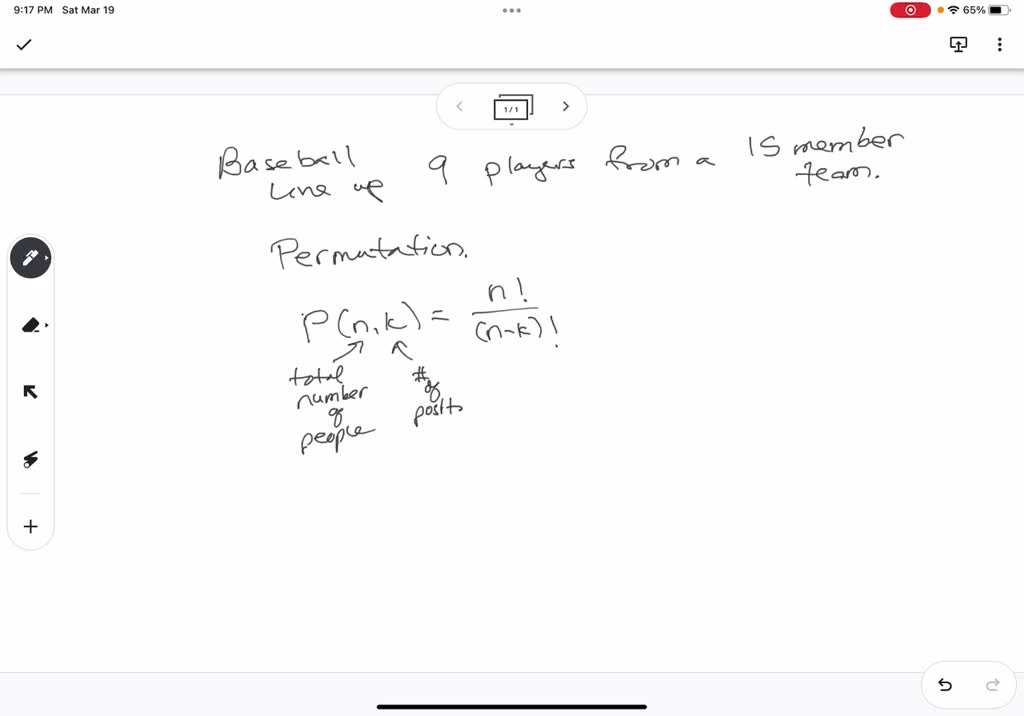 SOLVED A baseball coach is creating a nineplayer batting order by