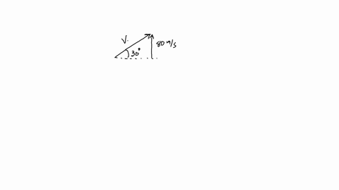 a-projectile-is-fired-at-an-angle-of-30a-to-the-horizontal-such-that-the-vertical-component-of-its-initial-velocity-is-80-ms-its-time-of-flight-is-t-its-velocity-at-the-moment-has-a-magnitud-85091