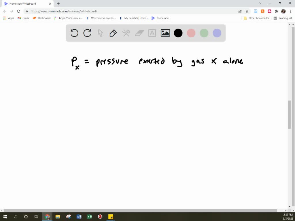 Solved A Explain What Is Meant By The Partial Pressure Of Each Gas Within A Mixture Of Gases