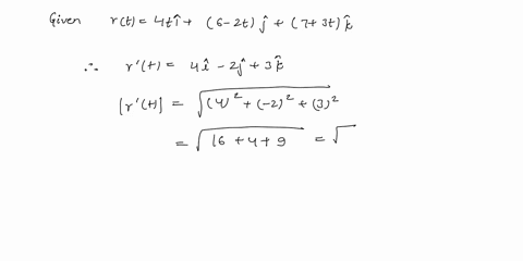reparametrize-the-curve-with-respect-to-arc-length-measured-from-the-point-where-t-0-in-the-direction-of-increasing-t-enter-your-answer-in-terms-of-s-rt-4t-i-9-2t-j-5-3t-k-58477