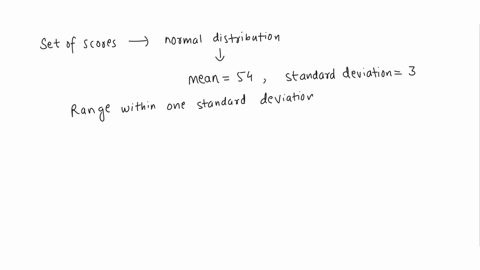 given-that-a-set-of-scores-have-a-normal-distribution-a-mean-of-54-and-a-standard-deviation-of-3-what-is-the-range-within-one-standard-divation-of-the-mean-13214