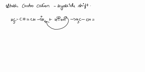 22-26-carbocations-which-contain-a-trivalent-positively-charged-carbon-atom_-react-with-water-t0-give-alcohols-as-shown-below-these-reactions-involve-two-steps-in-the-first-step-a-non-bondin-89563