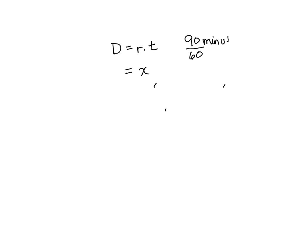 Solved If A Car Travels At An Average Speed Of X Miles Per Hour How Far Would The Car Travel