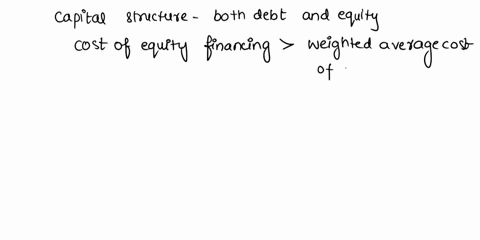 a-company-has-a-capital-structure-that-consists-of-50-debt-and-50-equity-which-of-the-following-is-generally-true-a-the-weighted-average-cost-of-capital-is-less-than-the-cost-of-equity-finan-28454