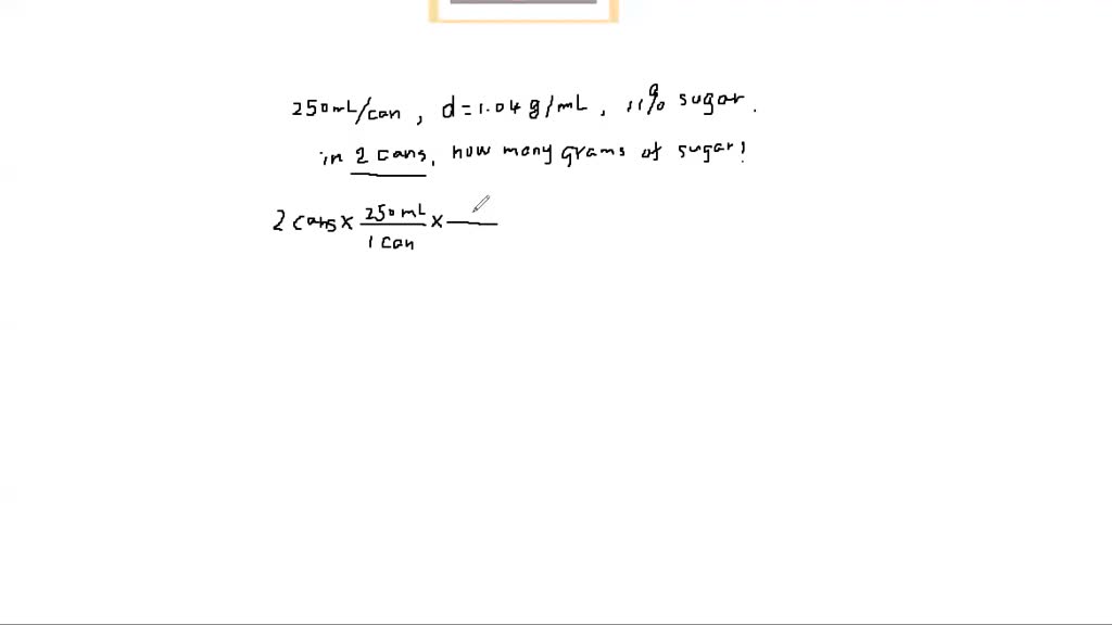 SOLVED RedBull energy drink contains about 11 sugar by mass. If a